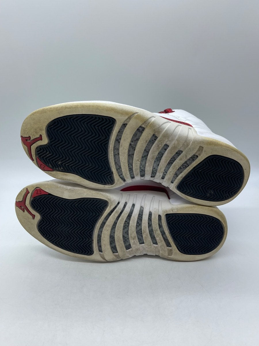 Jordan 12 Retro Twist 10 (Moderately Worn Pre-Owned)JordanWhite/Black-University Red - Image 7