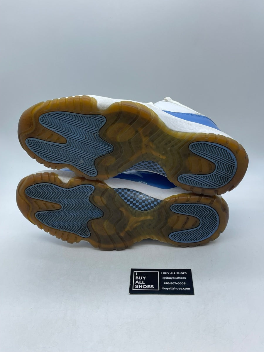 Jordan 11 Retro Low Columbia Blue (2001) 14 (Heavily Worn Pre-Owned) - Image 7