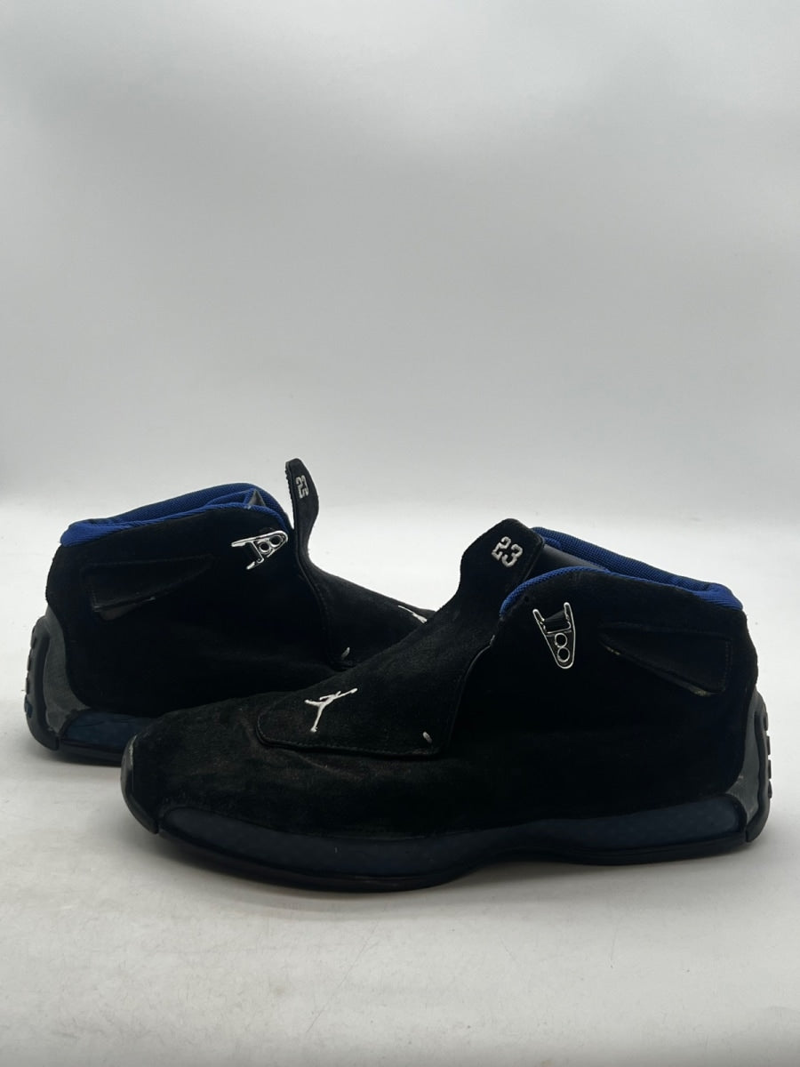 Jordan 18 OG Black Sport Royal (2003) 13 (Heavily Worn Pre-Owned) - Image 1