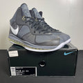 Nike LeBron 8 Cool Grey 11.5 (Moderately Worn Pre-Owned)NikeCool Grey/White-Dark Grey-Metallic Silver - Image 1