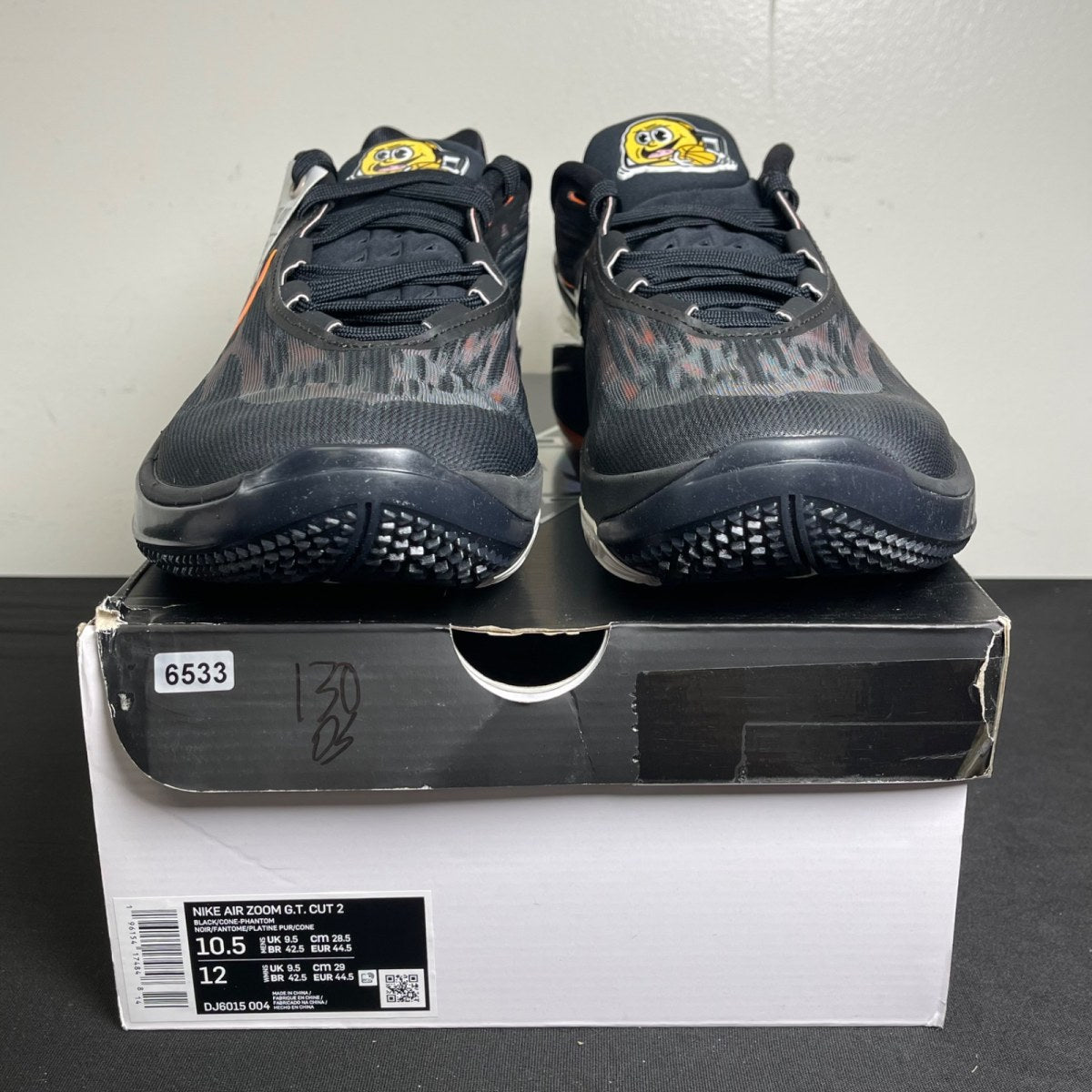Nike Air Zoom GT Cut 2 Black Phantom Orange (Size 10.5) - Image 2