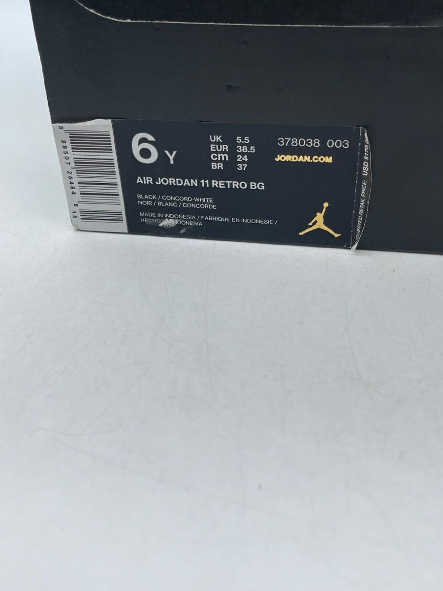 Jordan 11 Retro Space Jam (2016) (GS) 6Y (Moderately Worn Pre-Owned)JordanBlack/Dark Concord-White - Image 9