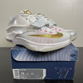 Nike KD 7 Aunt Pearl 10 (Moderately Worn Pre-Owned)NikeWhite/Metallic Gold-Pink Pow-Pure Platinum - Image 1