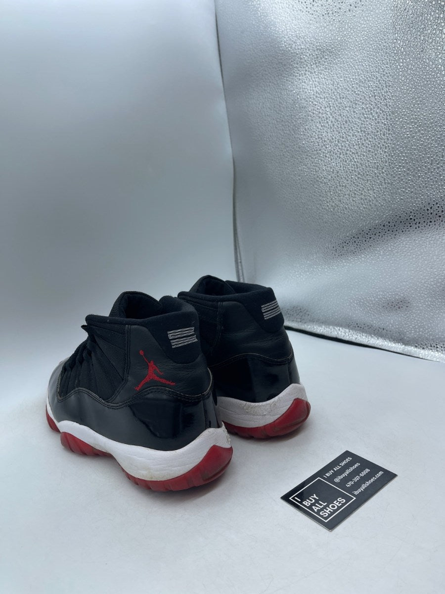 Jordan 11 Retro Playoffs Bred (2019) 9.5 (Heavily Worn Pre-Owned) - Image 4