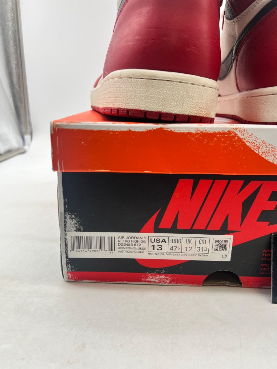 Jordan 1 Retro High OG Chicago Lost and Found 13 (Lightly Worn Pre-Owned) - Image 6