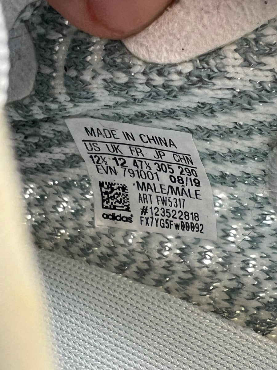 adidas Yeezy Boost 350 V2 Cloud White (Reflective) 12 (Lightly Worn Pre-Owned) - Image 9