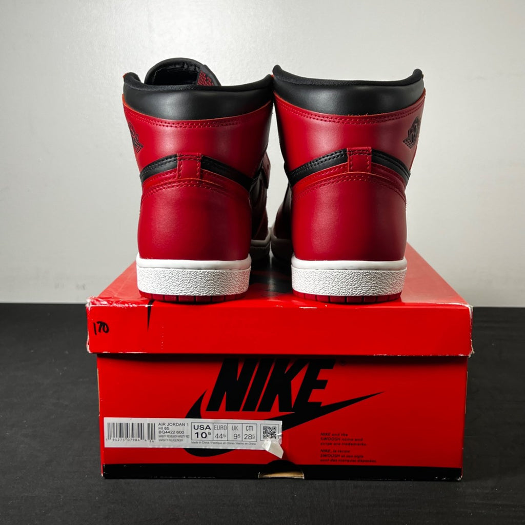 Jordan 1 Retro High '85 Varsity Red 10.5 (New Pre-Owned)JordanVarsity Red/Black-Varsity Red-White - Image 5