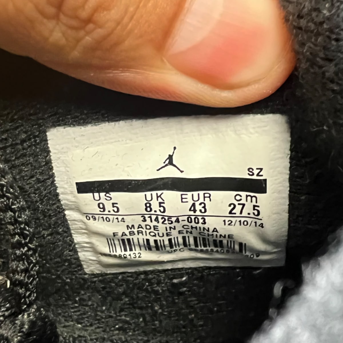 Jordan 4 Retro Oreo (2015) 9.5 (Lightly Worn Pre-Owned)JordanBlack/Tech Grey-White