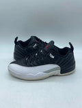 Jordan 12 Retro Low Playoffs 9.5 (Heavily Worn Pre-Owned)JordanBlack/Varsity Red-White-Metallic Silver - Image 1