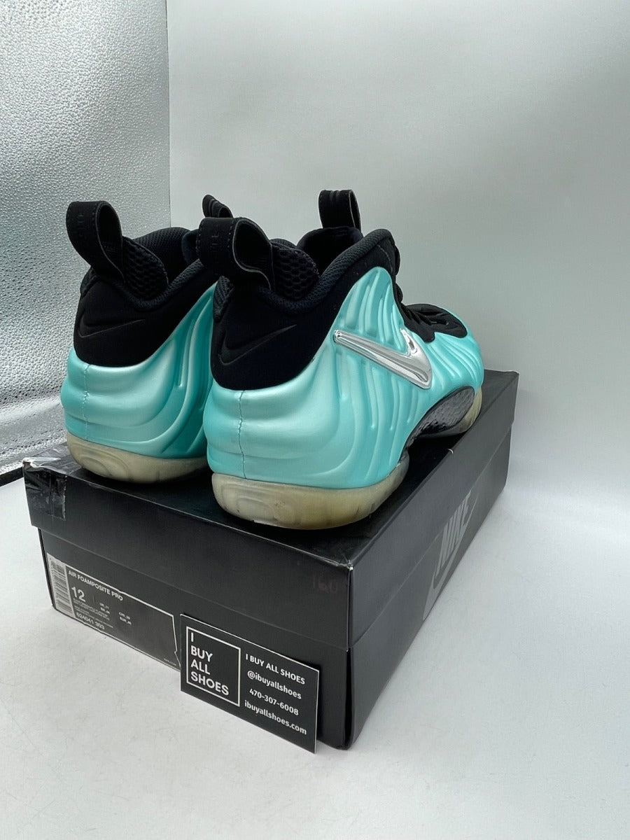Air Nike Foamposite Pro Island Green 12 (Moderately Worn Pre-Owned) - Image 5