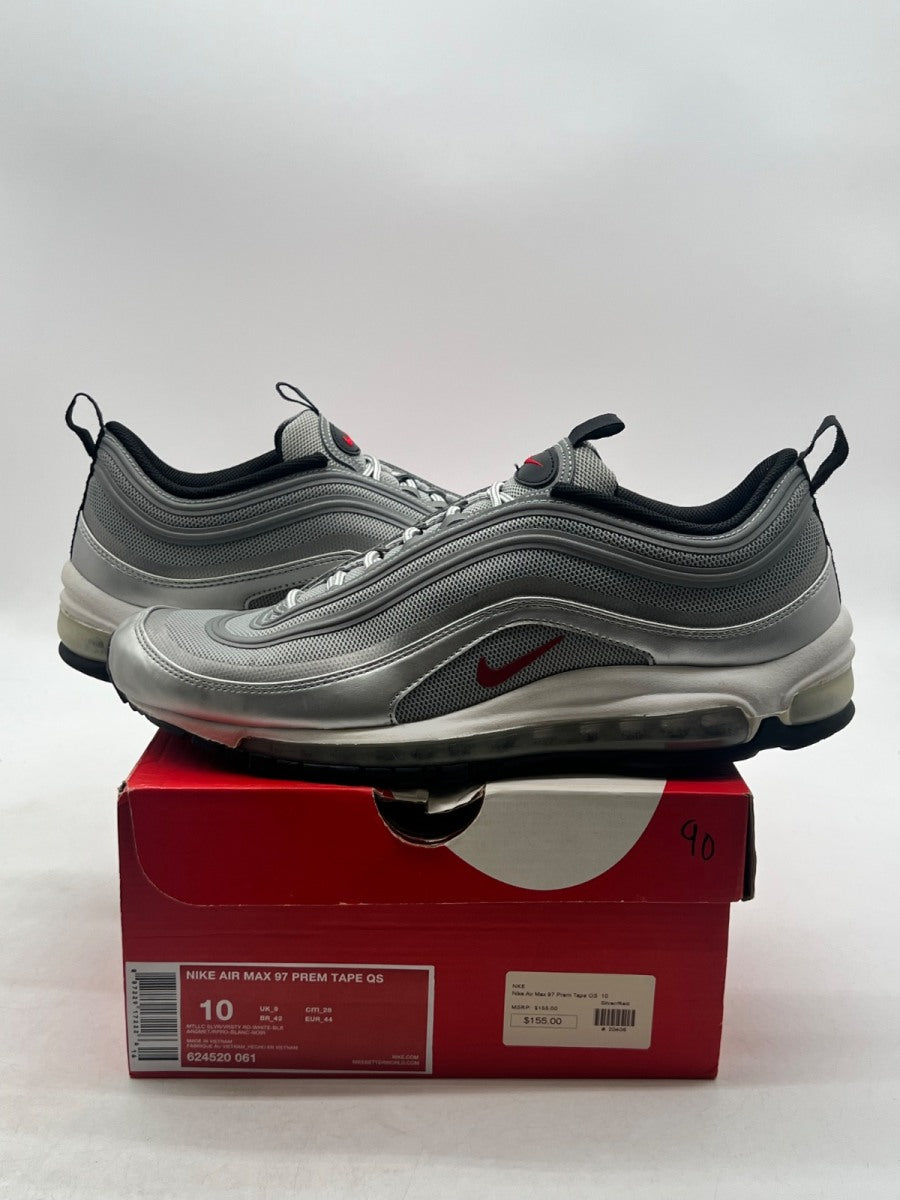 Nike Air Max 97 Tape Silver Bullet 10 (Moderately Worn Pre-Owned) - Image 1