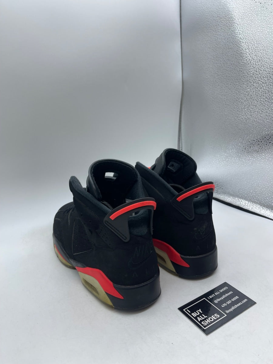 Jordan 6 Retro Black Infrared (2019) 9.5 (Heavily Worn Pre-Owned) - Image 4