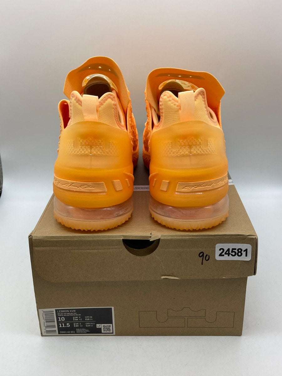 Nike LeBron 18 Melon Tint 10 (Moderately Worn Pre-Owned)NikeMelon Tint/Melon Tint - Image 3