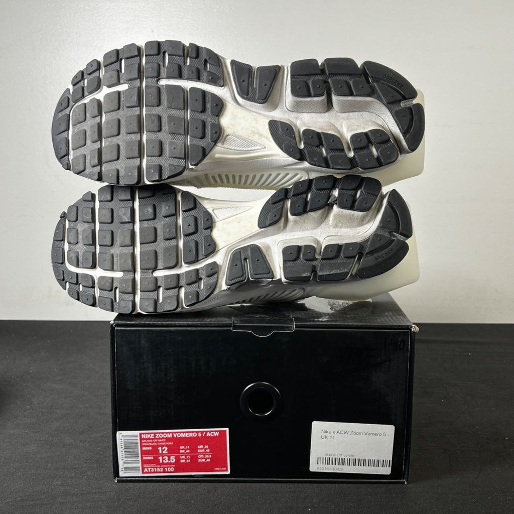 Nike Zoom Vomero 5 A Cold Wall Sail 12 (Lightly Worn Pre-Owned)NikeSail/Sail-Off White-Summit White-Reflect Silver - Image 6