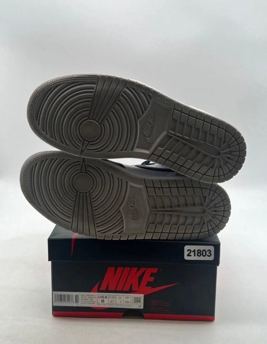 Jordan 1 Retro High OG Bleached Coral 7.5 (Heavily Worn Pre-Owned)JordanWhite/Black/Grey Fog/Bleached Coral - Image 7