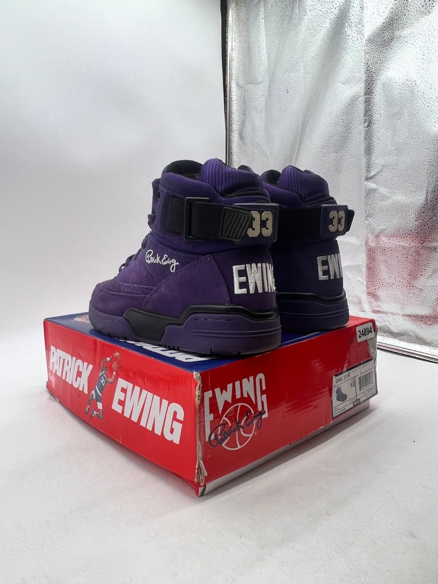 Ewing 33 Hi Purple Black White 10 (Moderately Worn Pre-Owned)Ewing AthleticsPurple/Black/White - Image 4