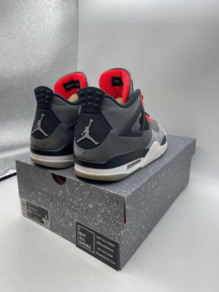Jordan 4 Retro Infrared 10.5 (Moderately Worn Pre-Owned) - Image 5