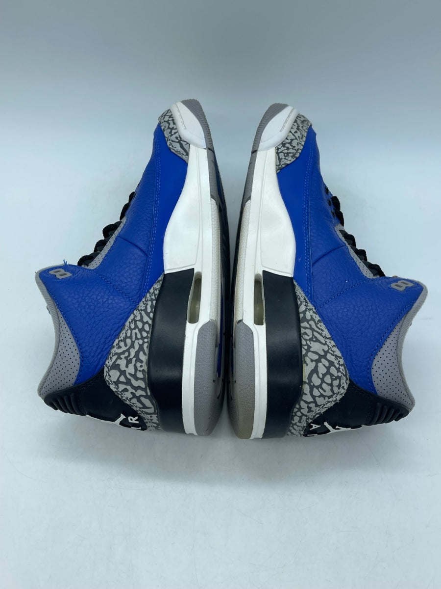 Jordan 3 Retro Varsity Royal Cement 8 (Moderately Worn Pre-Owned) - Image 6
