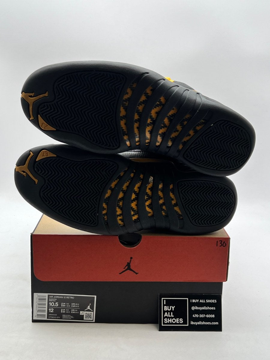 Jordan 12 Retro Black Taxi 10.5 (Lightly Worn Pre-Owned) - Image 8