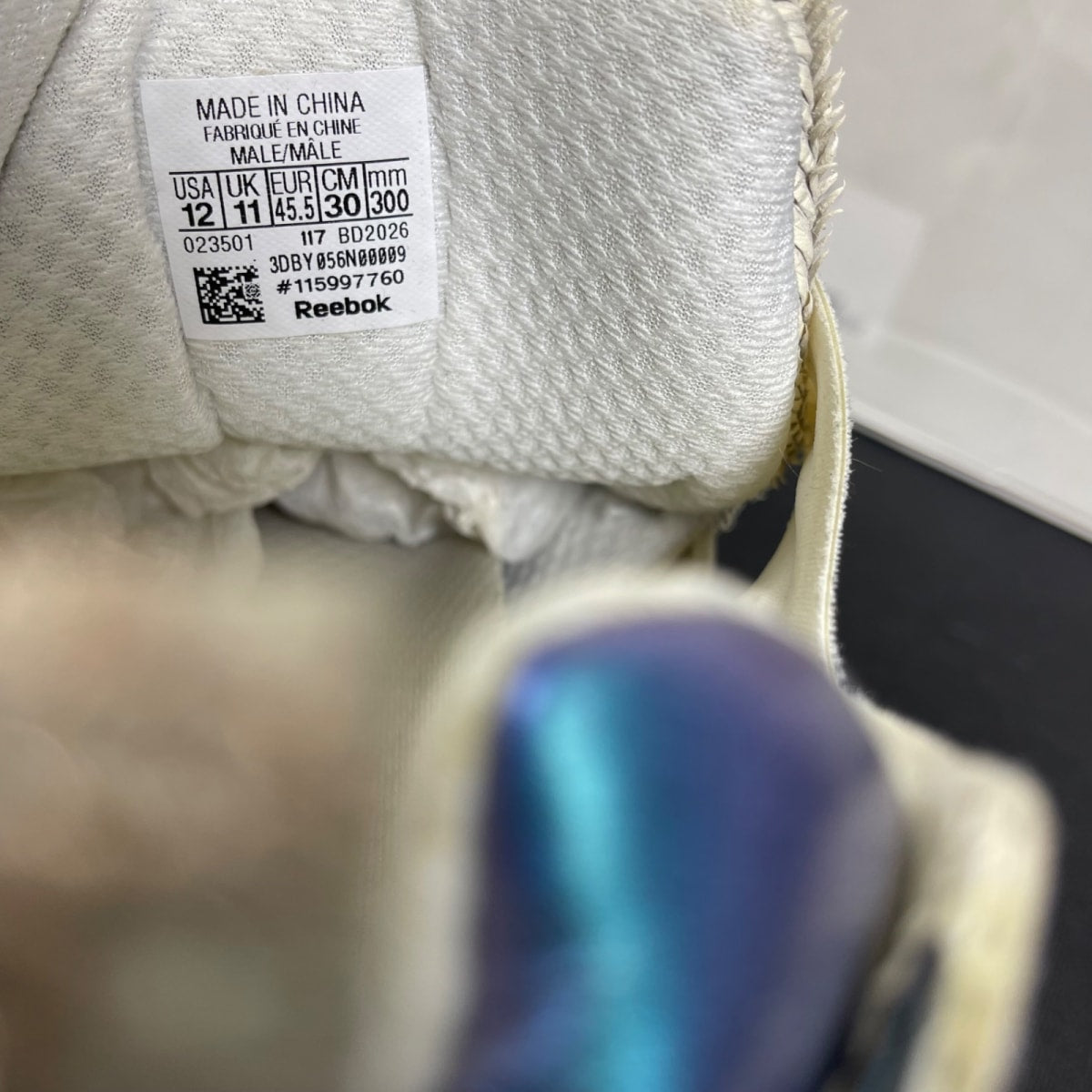 Reebok Pump Instapump Fury Year of the Rooster 12 (Moderately Worn Pre-Owned)ReebokChalk/Classic White/Rose - Image 6