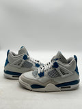 Jordan 4 Retro Military Blue (2024) (GS) 6Y (Moderately Worn Pre-Owned) - Image 1