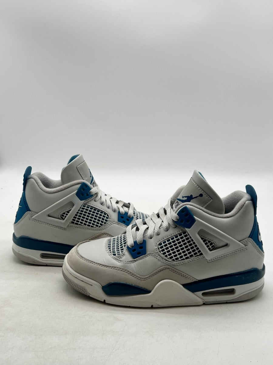 Jordan 4 Retro Military Blue (2024) (GS) 6Y (Moderately Worn Pre-Owned) - Image 1