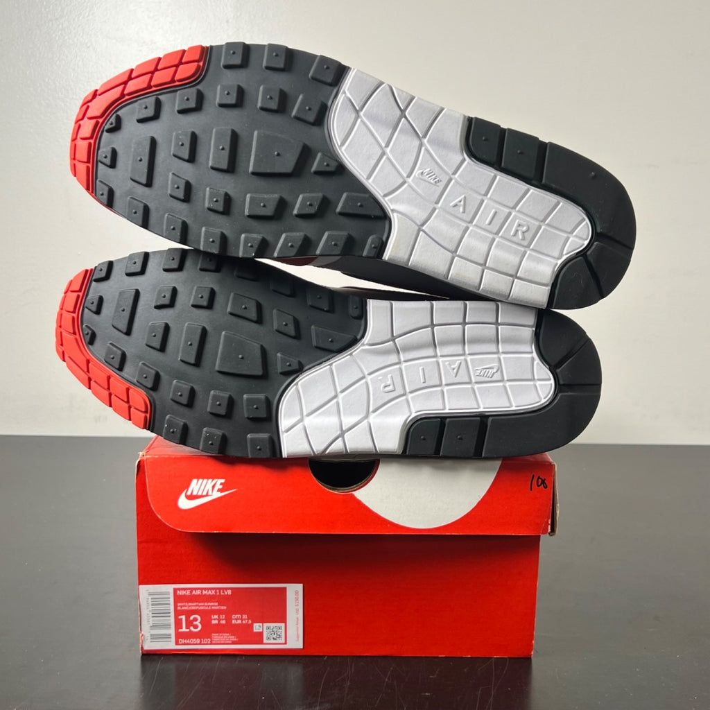 Nike Air Max 1 Martian Sunrise 13 (Lightly Worn Pre-Owned)NikeWhite/Martian Sunrise-Wolf Grey-Black - Image 6