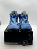 Jordan 5 Retro UNC University Blue 10 (Moderately Worn Pre-Owned) - Image 1