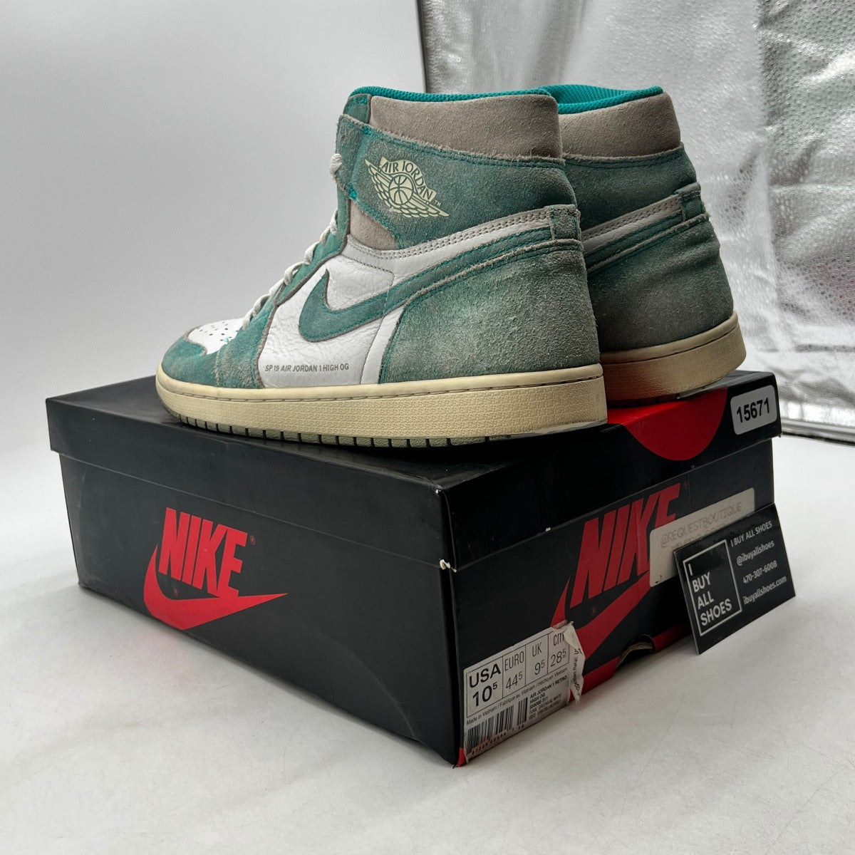 Jordan 1 Retro High Turbo Green - Image 4