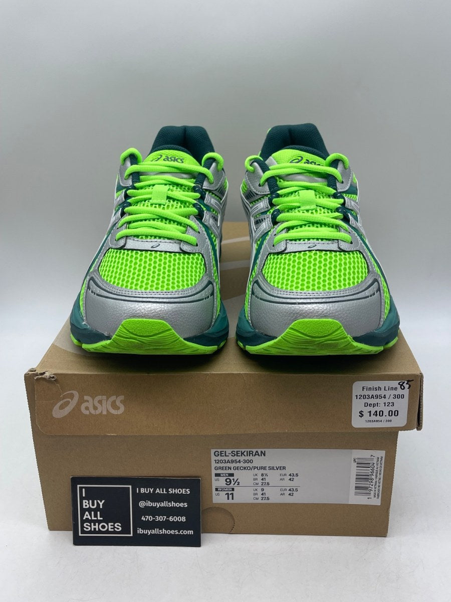 ASICS Gel-Sekiran Green Gecko 9.5 (Moderately Worn Pre-Owned)