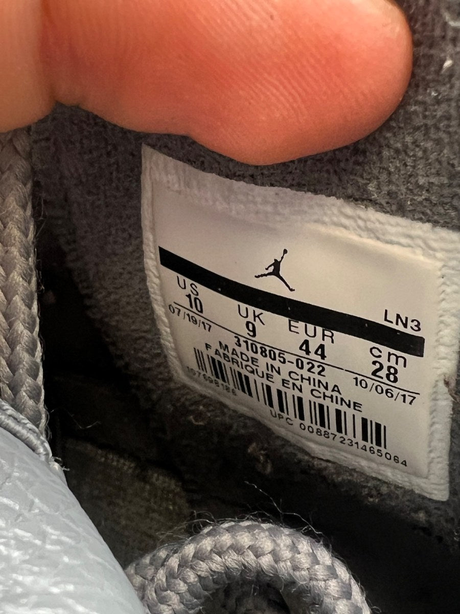 Jordan 10 Retro Cool Grey 10 (Moderately Worn Pre-Owned) - Image 6