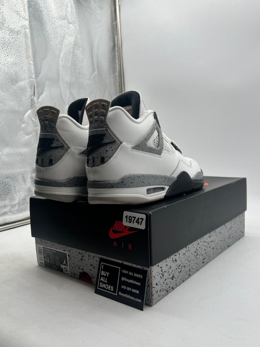 Jordan 4 Retro White Cement (2025) 11 (Lightly Worn Pre-Owned) - Image 3