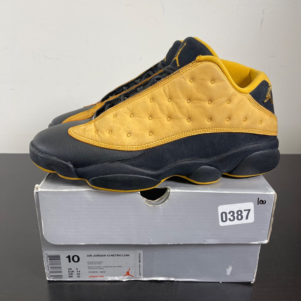 Jordan 13 Retro Low Chutney 10 (Moderately Worn Pre-Owned)JordanBlack/Chutney - Image 3