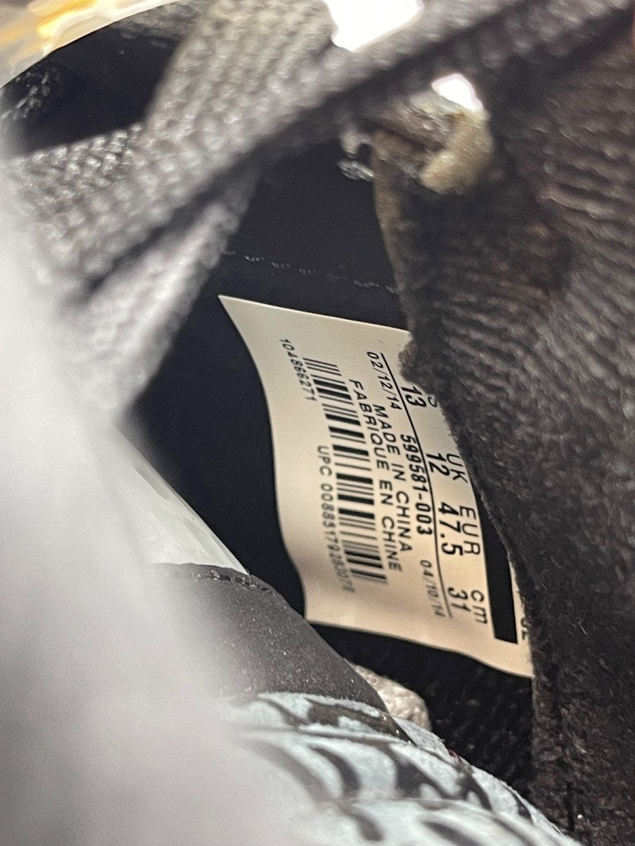 Jordan 5 Retro 3Lab5 Black Silver 13 (Heavily Worn Pre-Owned) - Image 8