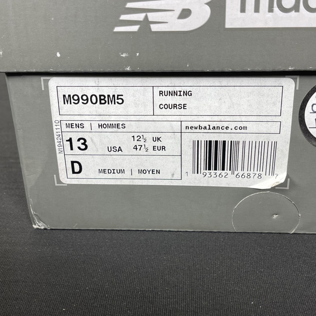 New Balance 990v5 Made In USA 'Marblehead Black' (Size 13) - Image 7