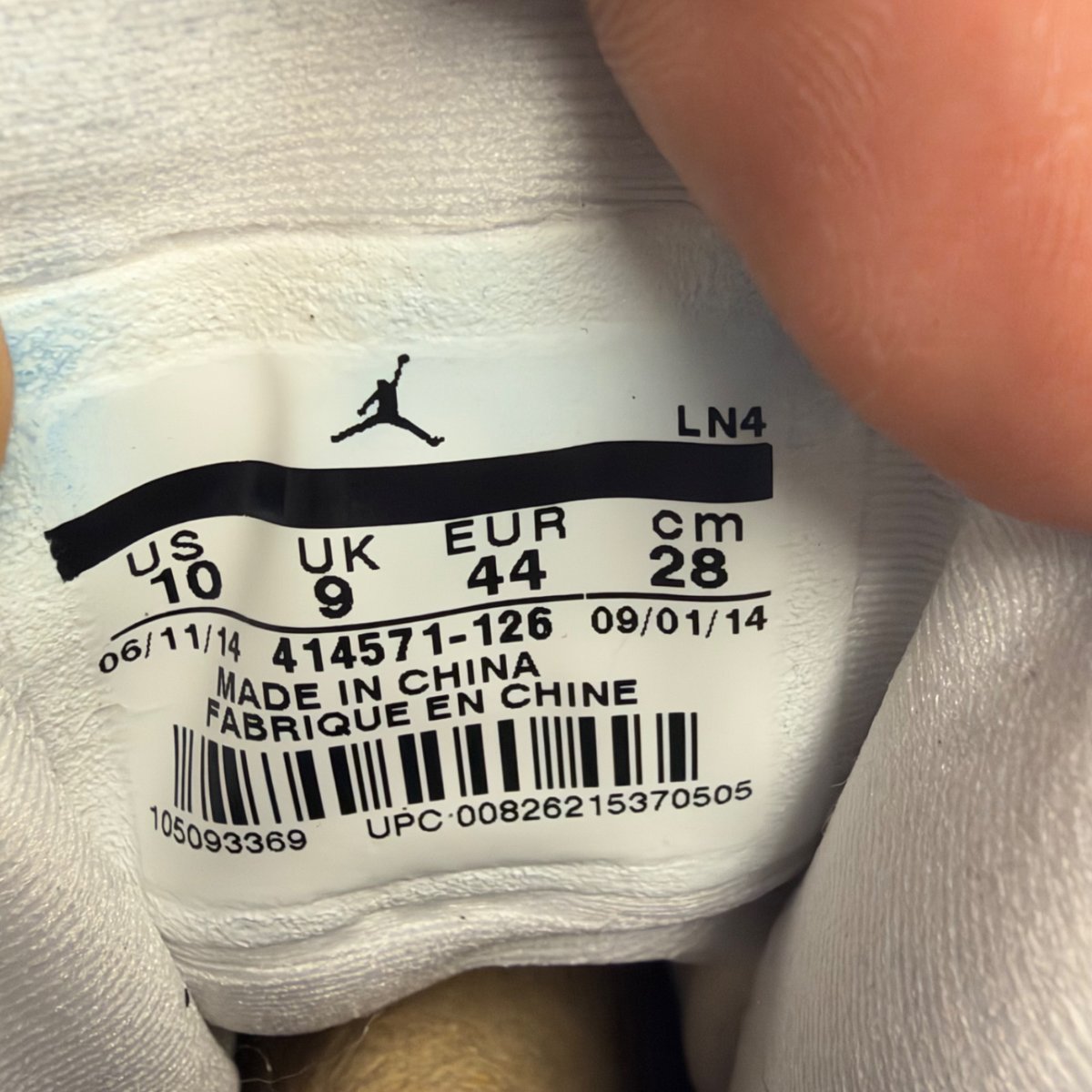 Jordan 13 Retro Grey Toe (2014) (Size 10) - aux
