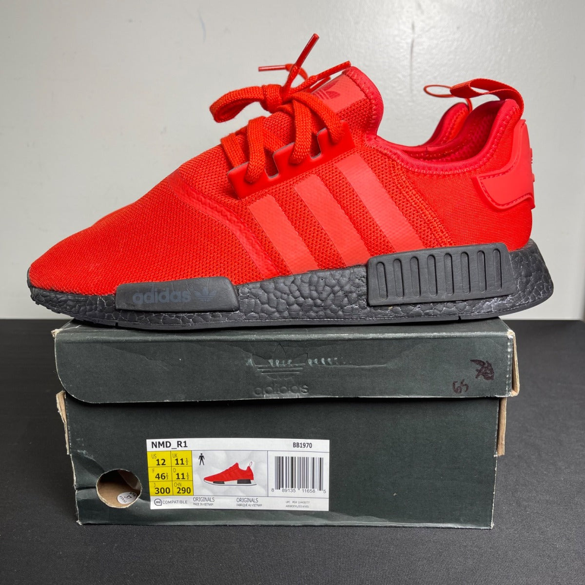 adidas NMD R1 Clear Red (Size 12) - Image 3