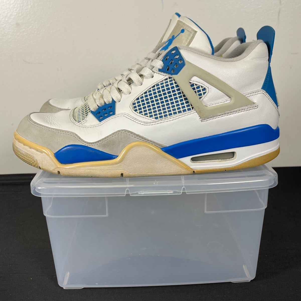Jordan 4 Retro Military Blue (2012) (Size 9.5) - Image 3