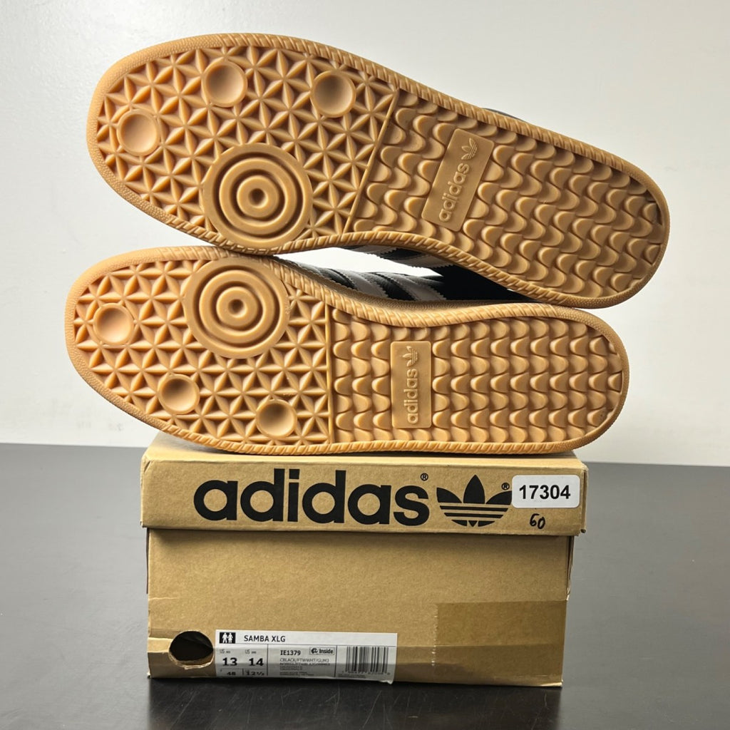 adidas Samba XLG Core Black Gum 13 (Lightly Worn Pre-Owned)adidasCore Black/Cloud White/Gum - Image 6