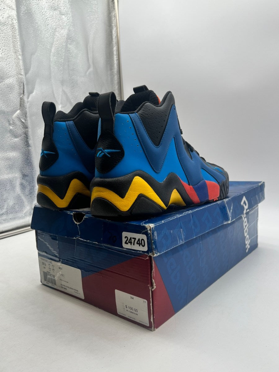 Reebok Kamikaze II OKC 9.5 (Lightly Worn Pre-Owned)ReebokBlack / Blue-Blazing Orange - Image 5