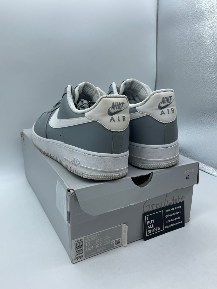 Nike Air Force 1 Low 'Wolf Grey' 13 (Moderately Worn Pre-Owned) - Image 4