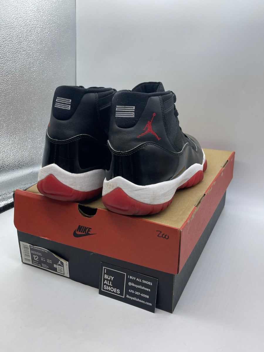 Jordan 11 Retro Playoffs Bred (2019) 12 (Moderately Worn Pre-Owned) - Image 5
