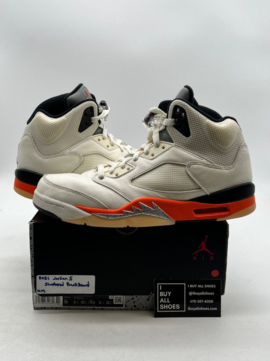 Jordan 5 Retro Shattered Backboard 10 (Heavily Worn Pre-Owned) - Image 1