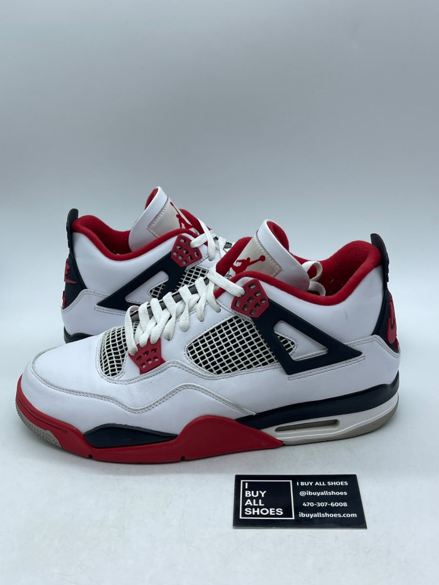 Jordan 4 Retro Fire Red (2020) 13 (Moderately Worn Pre-Owned) - Image 1