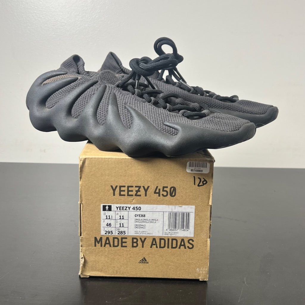 adidas Yeezy 450 Dark Slate 11.5 (Moderately Worn Pre-Owned)adidasDark Slate/Dark Slate - Image 1