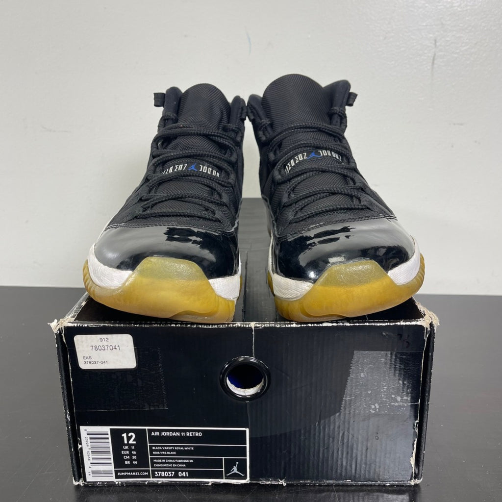 Jordan 11 Retro Space Jam (2009) 12 (Moderately Worn Pre-Owned)JordanBlack/Varsity Royal-White - Image 2