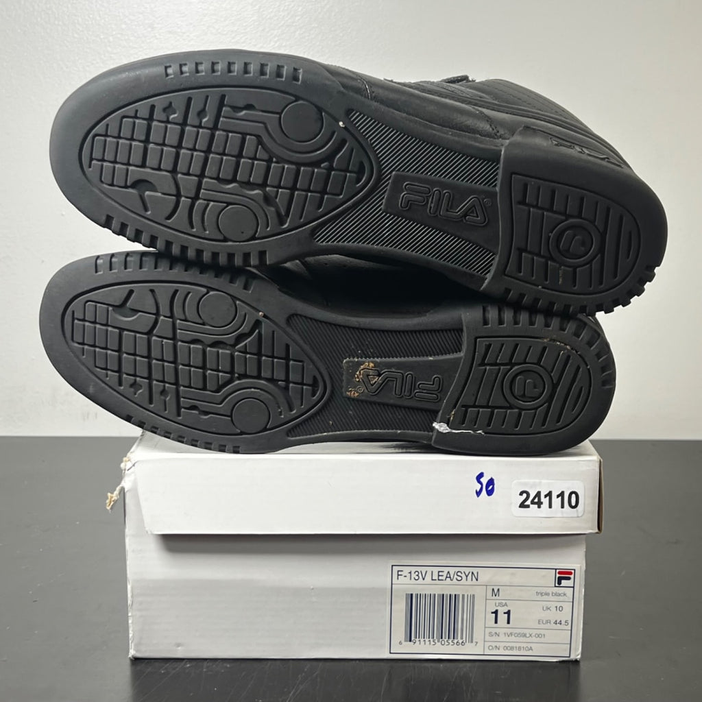Fila F13 Velcro 'Triple Black' 11 (Lightly Worn Pre-Owned)Fila - Image 6
