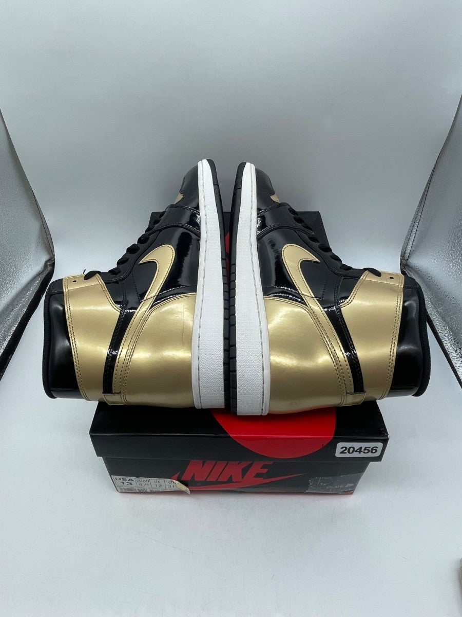Jordan 1 Retro High NRG Patent Gold Toe 13 (Moderately Worn Pre-Owned) - Image 6