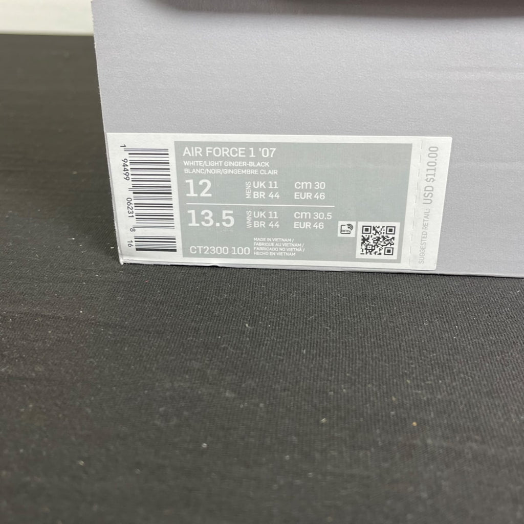 Nike Air Force 1 Low '07 LV8 White Light Ginger (Size 12) - Image 7