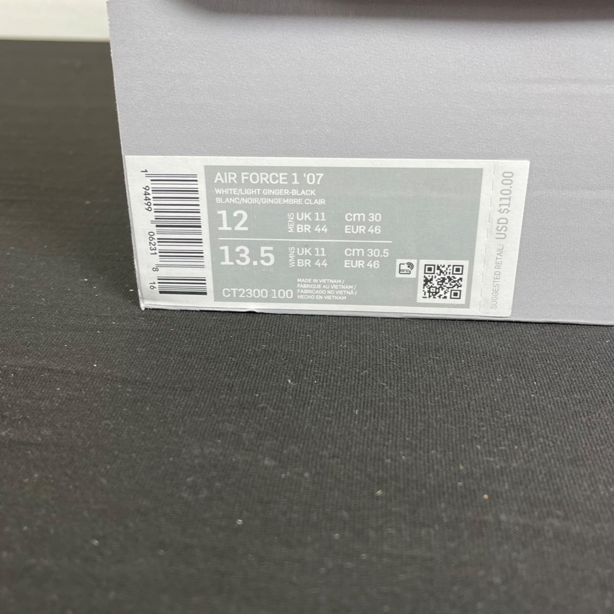 Nike Air Force 1 Low '07 LV8 White Light Ginger (Size 12) - Image 7